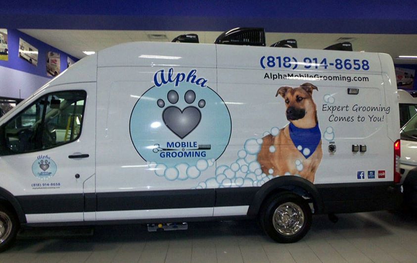 Nieuw logo Alpha Mobile Grooming