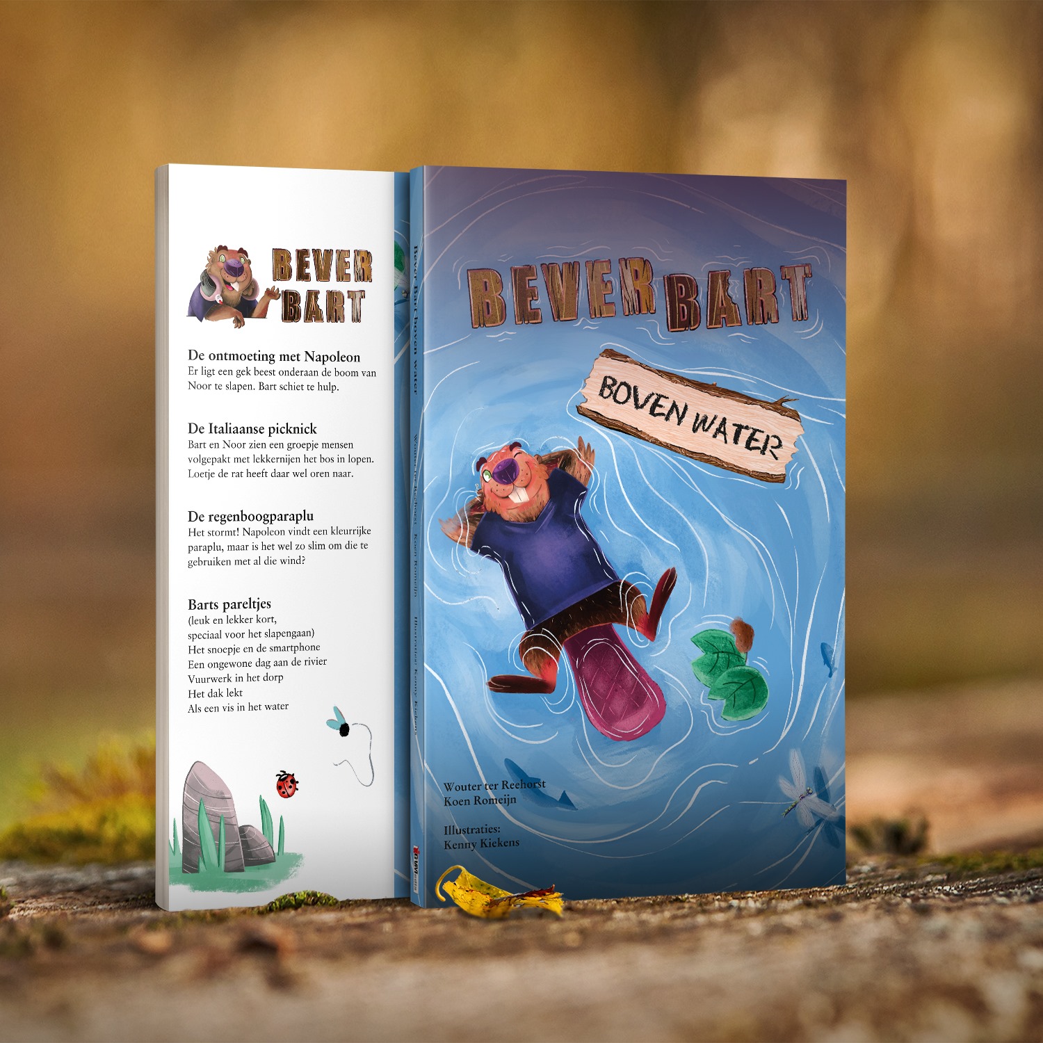 Children’s book “Bever Bart boven water”