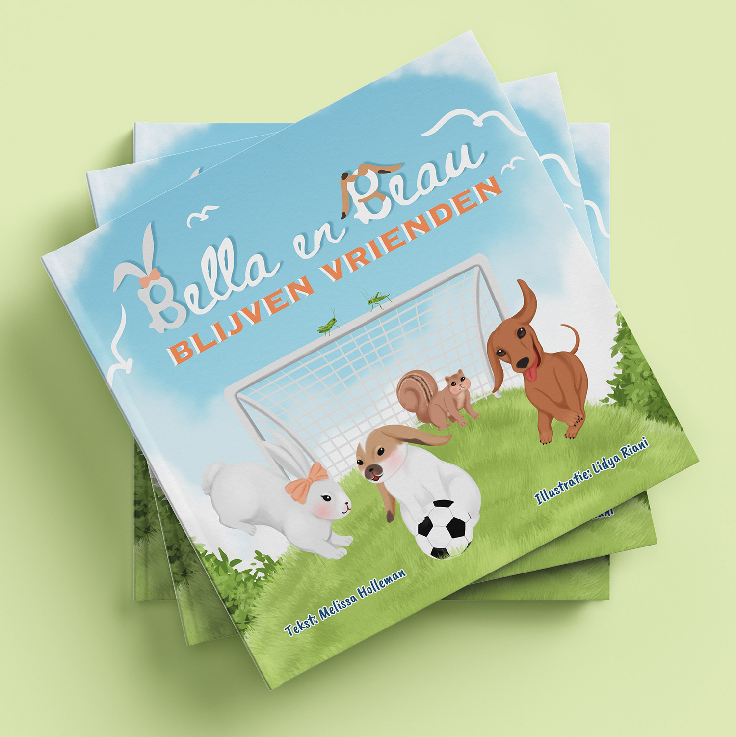 Picture book “Bella en Beau blijven vrienden”