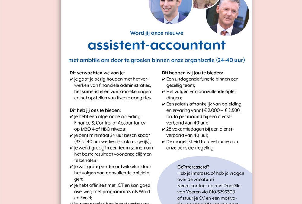 Job ad for Accountant Agency