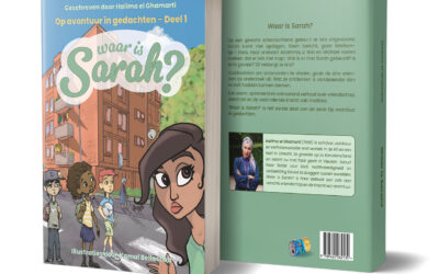 Book cover and layout ‘Waar is Sarah?’
