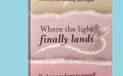 Book cover design Australian book ‘Where the light finally lands’