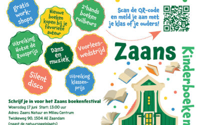 Flyer- and poster design for Zaans Bookfestival