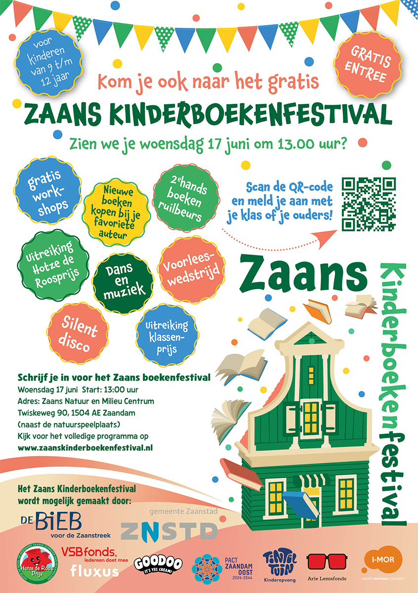 Flyer and poster for book festival