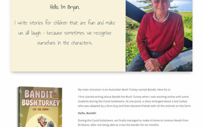 New website for Bryan the Author